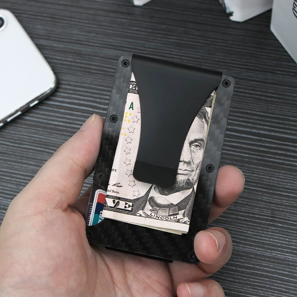 Ridge Wallet Credit Card Holder Carbon Fiber Money Clip Minimalist Front Pocket Slim Metal Money Clip Purse Credit Card Holder
Ridge Wallet Credit Card Holder Carbon Fiber Money Clip Minimalist Front Pocket Slim Metal Money Clip Purse Credit Card Holder