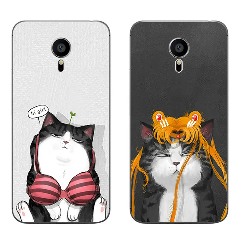 For Meizu MX4 MX5 MX6 Pro 5 6 Phone Case M1 M2 M3 Note MEILAN E Mini Shell Transparent Cover Soft Silicon Bra Fat Cat Pattern
For Meizu MX4 MX5 MX6 Pro 5 6 Phone Case M1 M2 M3 Note MEILAN E Mini Shell Transparent Cover Soft Silicon Bra Fat Cat Pattern