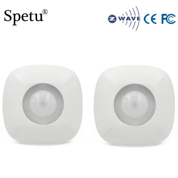 Spetu 2PCS/lot Smart Z-wave Plus PIR Motion Sensor Detector Home Automation Z wave Alarm System Motion Sensor Battery-Powered 
Spetu 2PCS/lot Smart Z-wave Plus PIR Motion Sensor Detector Home Automation Z wave Alarm System Motion Sensor Battery-Powered