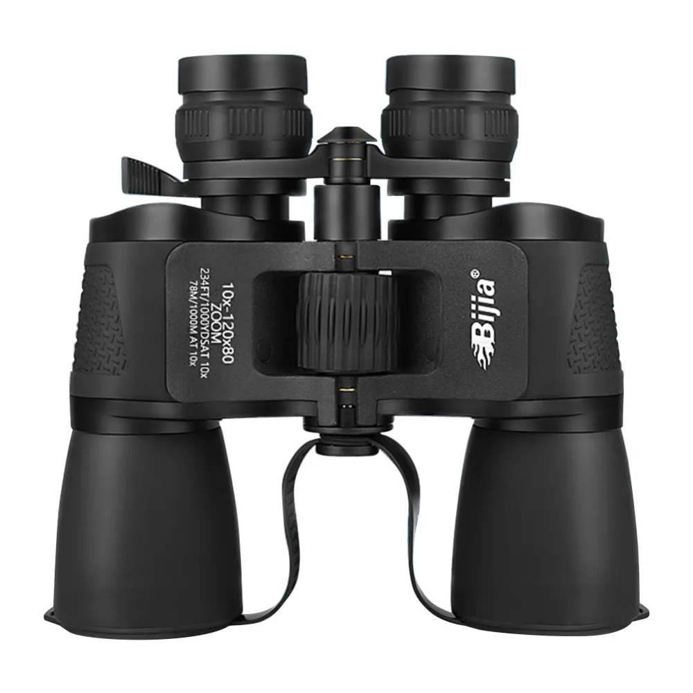 

BIJIA 10-120X80 High Magnification Hunting Telescope Long Range Zoom Wide Angle Professional Binoculars High Definition