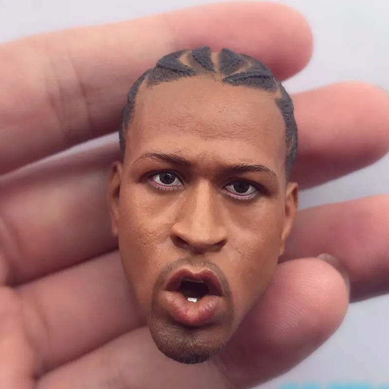 1/6 Basketball Star Allen Iverson open mouth Head Carved American Head Carved Model Toys Fit 12" Action Figure Body
1/6 Basketball Star Allen Iverson open mouth Head Carved American Head Carved Model Toys Fit 12" Action Figure Body