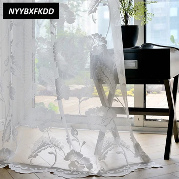 White Floral Tulle Curtains Fabric for Living Room Bedroom Window Voile Sheer Curtain for Window Tulle Modern Jacquard
White Floral Tulle Curtains Fabric for Living Room Bedroom Window Voile Sheer Curtain for Window Tulle Modern Jacquard