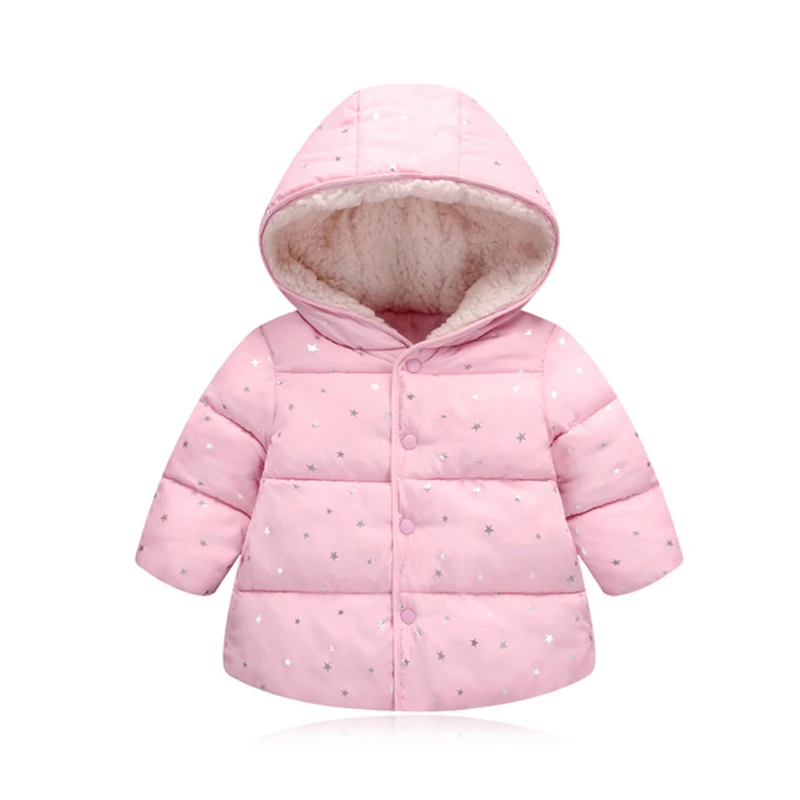 Вниз хлопок пальто для девочек верхняя одежда теплое Детское 4 цвета 90-130 см | Мать