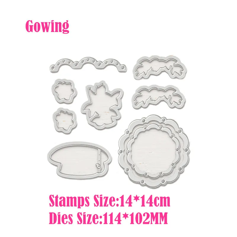 Gowing TAGS Christmas stamps and dies Xmas metal cutting dies new 2018 scrapbooking stitch craft dies metal DIY gift
Gowing TAGS Christmas stamps and dies Xmas metal cutting dies new 2018 scrapbooking stitch craft dies metal DIY gift