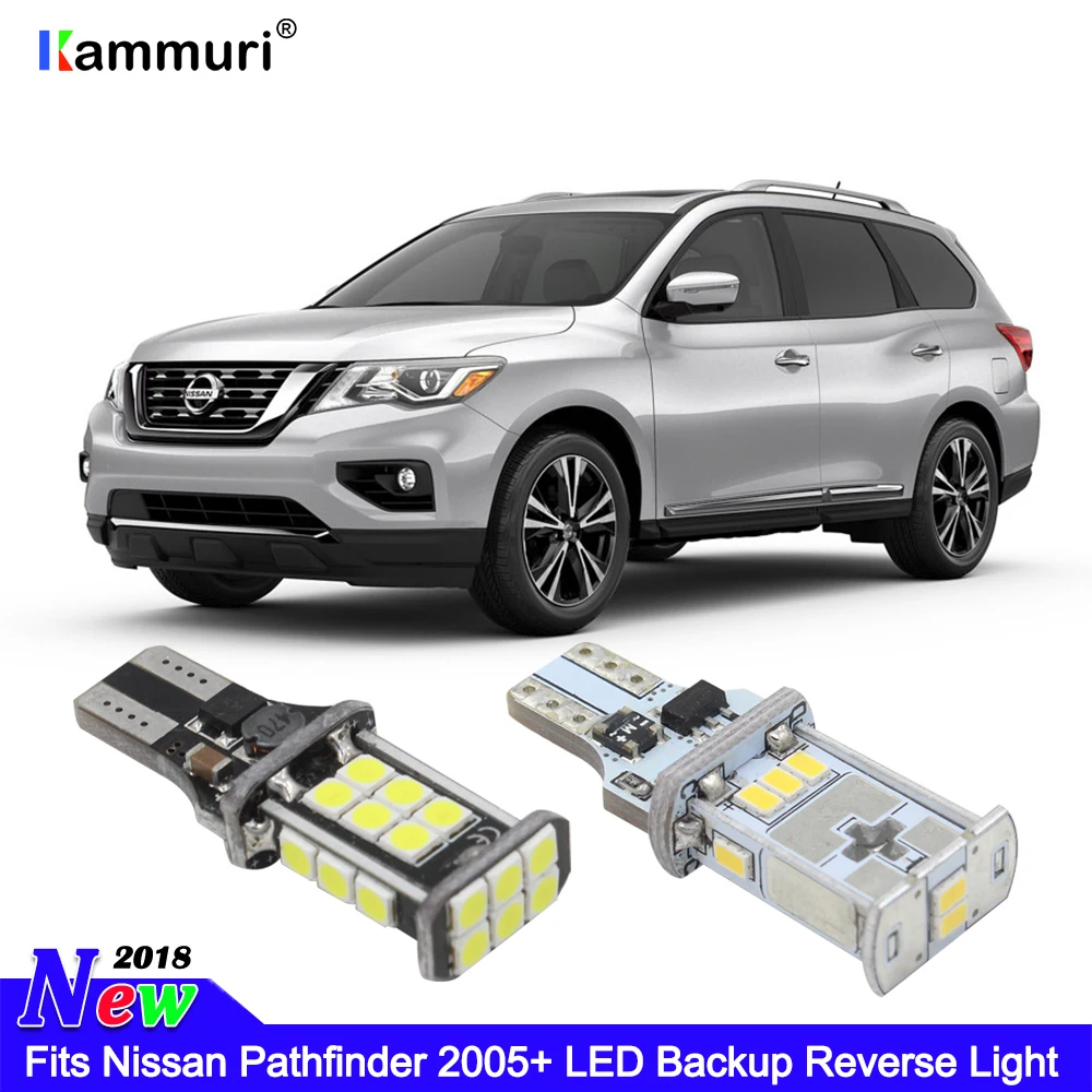 KAMMURI CANBUS W16W T15 LED Bulbs Fits Nissan Pathfinder 2005+ LED Backup Reverse Light, White Xenon
KAMMURI CANBUS W16W T15 LED Bulbs Fits Nissan Pathfinder 2005+ LED Backup Reverse Light, White Xenon