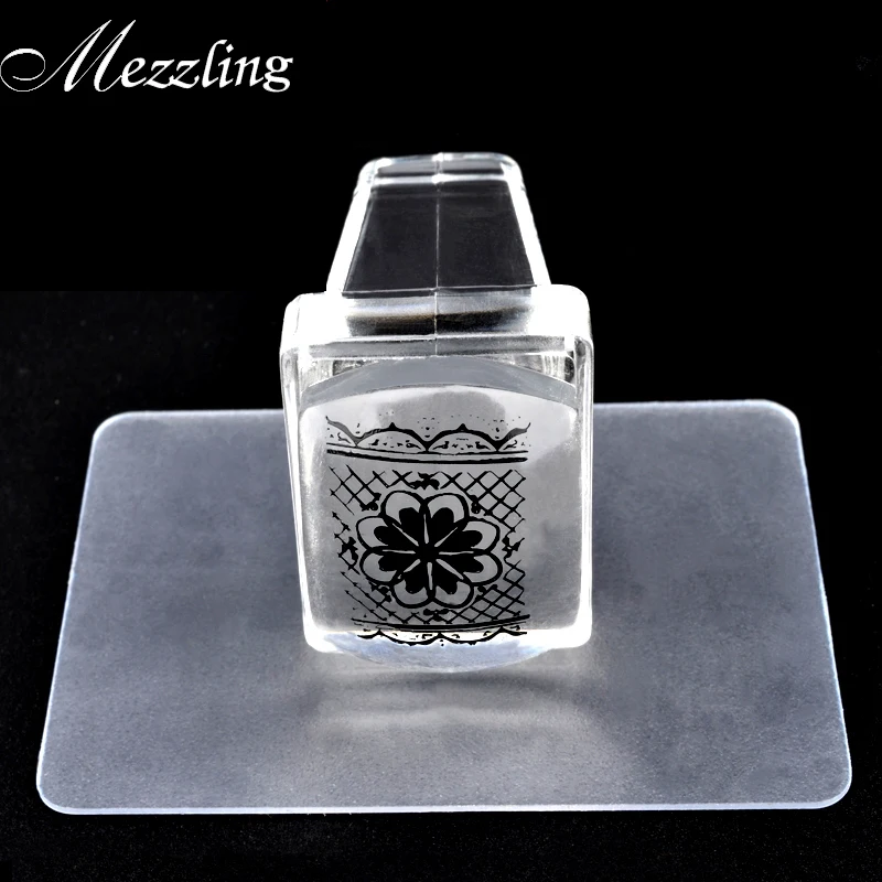 New Square Pure Clear Jelly Silicone Nail Art Stamper Scraper Set Transparent Polish Design Print Stamping Tools
New Square Pure Clear Jelly Silicone Nail Art Stamper Scraper Set Transparent Polish Design Print Stamping Tools