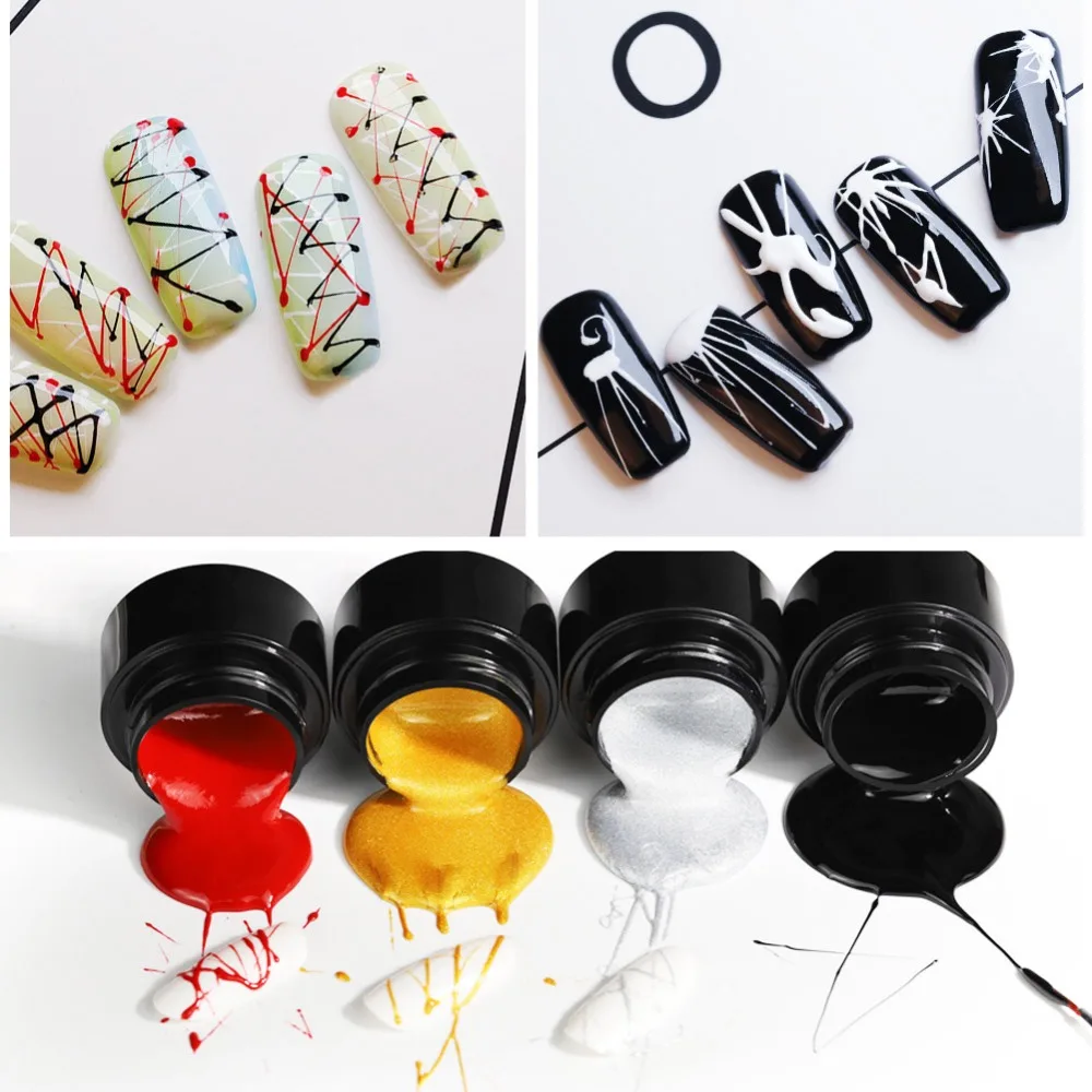 Nail Drawing Wire Pulling Gel Web DIY Gel Nails Art Design Fashionabel Creative Wire Drawing Nail Art Manicure 5ml For COSCELIA
Nail Drawing Wire Pulling Gel Web DIY Gel Nails Art Design Fashionabel Creative Wire Drawing Nail Art Manicure 5ml For COSCELIA
