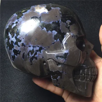 GJ Cool Carving Skulls 12cm Cheap Price Natural Gabbro Quartz Crystal Reiki Skull for Dec 1.6KG 
GJ Cool Carving Skulls 12cm Cheap Price Natural Gabbro Quartz Crystal Reiki Skull for Dec 1.6KG