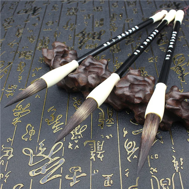 Chinese Brush Pen Mink Hair Large Middle Small Regular Script Writing Brushes Calligraphy Practice Pen Brush Set 3pcs
Chinese Brush Pen Mink Hair Large Middle Small Regular Script Writing Brushes Calligraphy Practice Pen Brush Set 3pcs