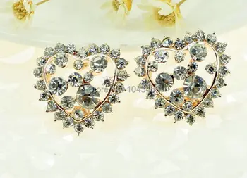 Flower Pearl Rhinestone heart-shape Button with Shank for Wedding Invitation/hair,Brooch Bouquet,Flower Center
Flower Pearl Rhinestone heart-shape Button with Shank for Wedding Invitation/hair,Brooch Bouquet,Flower Center