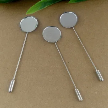 Fit 18mm Blank Tooth Tray White K Color Copper Long Brooch Pin Lapel Pin Base Settings 20 pcs cy1325
Fit 18mm Blank Tooth Tray White K Color Copper Long Brooch Pin Lapel Pin Base Settings 20 pcs cy1325