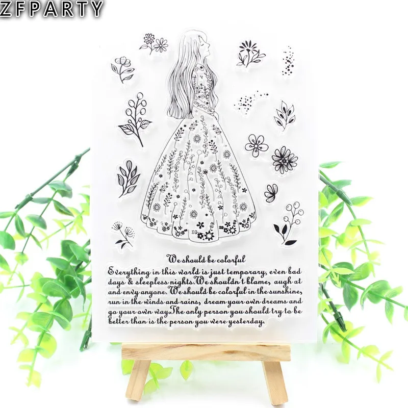 ZFPARTY Pretty Princess Transparent Clear Silicone Stamps for DIY Scrapbooking/Card Making/Kids Fun Decoration Supplies
ZFPARTY Pretty Princess Transparent Clear Silicone Stamps for DIY Scrapbooking/Card Making/Kids Fun Decoration Supplies