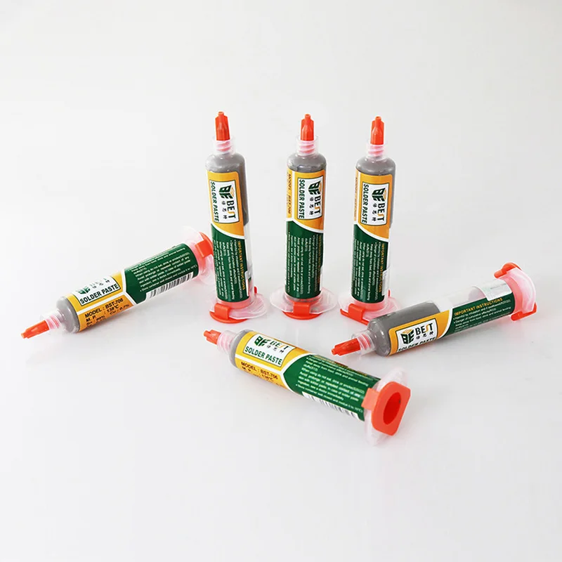 1Pcs Lead Free Syringe Solder Flux Tin Paste BGA Welding Flux for Phone PCB Rework Repair
1Pcs Lead Free Syringe Solder Flux Tin Paste BGA Welding Flux for Phone PCB Rework Repair