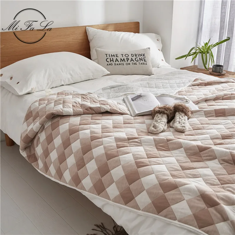 Air Condition Summer Quilt Comforter Full Queen Size Cotton Towel Throw Blankets for Adults Kids Plaid Bed Cover Bedspread Sheet
Air Condition Summer Quilt Comforter Full Queen Size Cotton Towel Throw Blankets for Adults Kids Plaid Bed Cover Bedspread Sheet