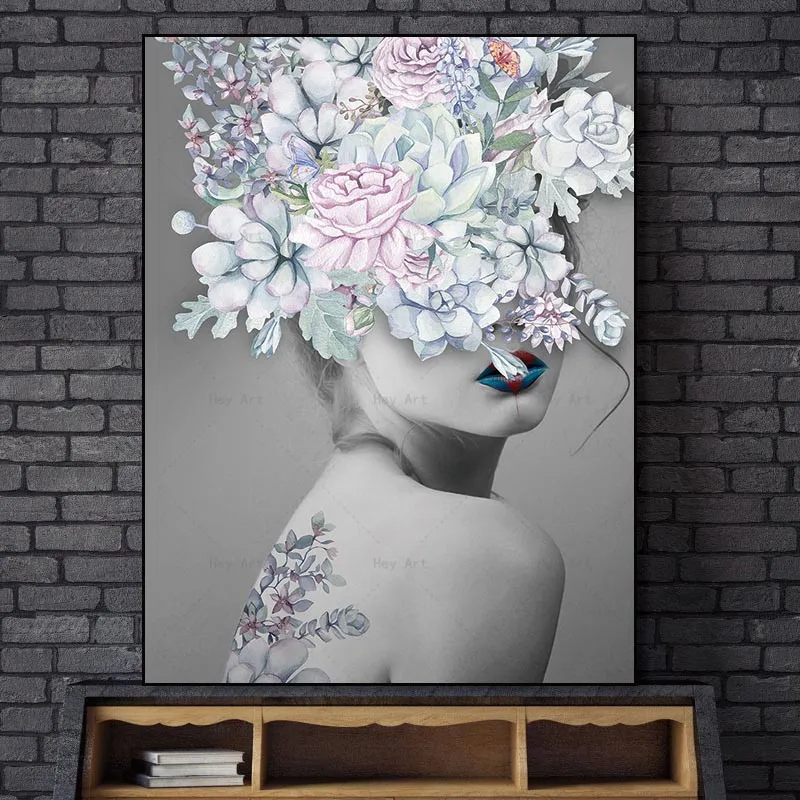 Nordic Style portrait Painting Wall Picture Posters and Prints Girl Flower Canvas art Artwork for Walls Living Room
Nordic Style portrait Painting Wall Picture Posters and Prints Girl Flower Canvas art Artwork for Walls Living Room