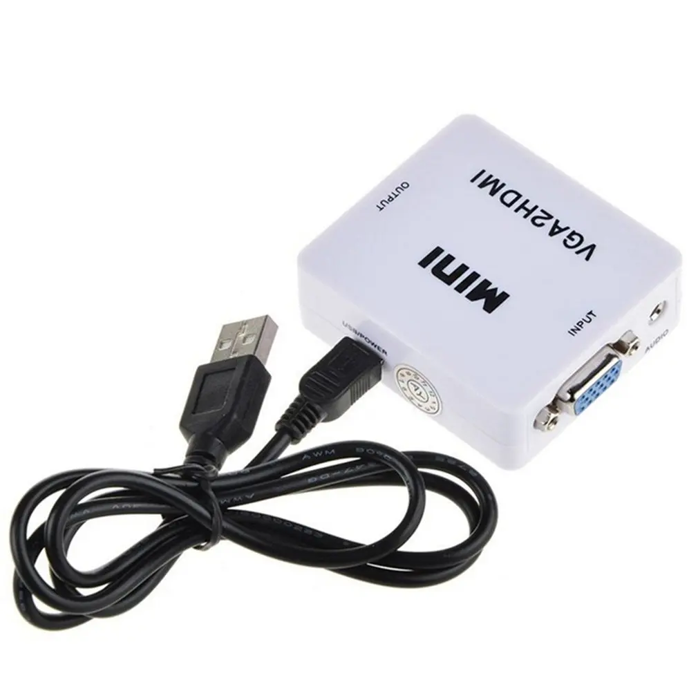Mini Full HD Video 1080P Audio Converter Adapter With Audio for HDMI2VGA Converter Video Box Full HD 1080P For HDTV PC Projector
Mini Full HD Video 1080P Audio Converter Adapter With Audio for HDMI2VGA Converter Video Box Full HD 1080P For HDTV PC Projector