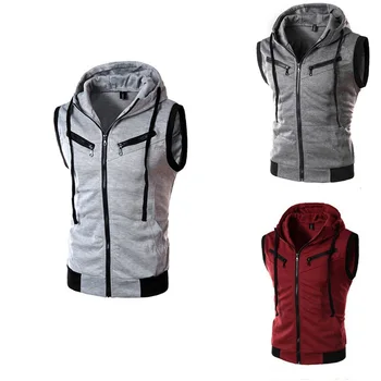 Hot Summer Men's Tank Tops Solid Sleeveless Casual Hooded Male Vest Top Slim Zipper Men Casual Tank Top Tee Shirt Plus Size XXXL
Hot Summer Men's Tank Tops Solid Sleeveless Casual Hooded Male Vest Top Slim Zipper Men Casual Tank Top Tee Shirt Plus Size XXXL