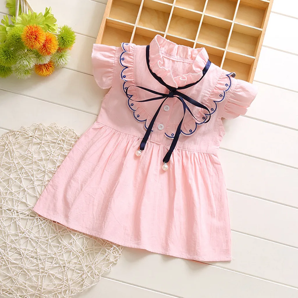 Toddler Baby Kids Girls dress Fly Sleeve Ruffles newborn dresses for baby girls clothes Ruched Princess Dresses children Costume
Toddler Baby Kids Girls dress Fly Sleeve Ruffles newborn dresses for baby girls clothes Ruched Princess Dresses children Costume