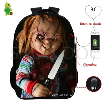 Horrible Chucky Multifunction Laptop Backpack for Teenagers Students School Backpack Women Men USB Charge Laptop Travel Bags
Horrible Chucky Multifunction Laptop Backpack for Teenagers Students School Backpack Women Men USB Charge Laptop Travel Bags