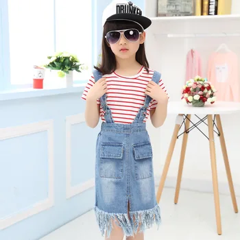 Kids Summer Spring Autumn Children All-match Casual Fashion Girls Suspenders Dress Strap Cowboy Tassel Kids Clothing Blue Demin
Kids Summer Spring Autumn Children All-match Casual Fashion Girls Suspenders Dress Strap Cowboy Tassel Kids Clothing Blue Demin