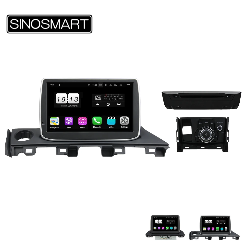 SINOSMART Android 9.0 4G RAM 8 core CPU Car Radio DVD GPS Navi Player for Mazda 6/Atenza/Axela
SINOSMART Android 9.0 4G RAM 8 core CPU Car Radio DVD GPS Navi Player for Mazda 6/Atenza/Axela
