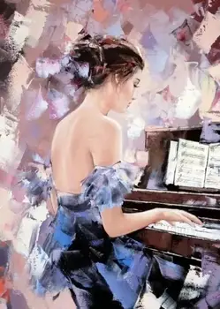 oneroom Embroidery Counted Cross Stitch Kits Needlework - 14 ct DMC color DIY Arts Handmade Decor Girl playing the Piano
oneroom Embroidery Counted Cross Stitch Kits Needlework - 14 ct DMC color DIY Arts Handmade Decor Girl playing the Piano