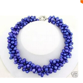 3rows saltwater Brightness Blue pearl necklace 16"aaa++ >Factory Wholesale price Women Giftword Jewelry
3rows saltwater Brightness Blue pearl necklace 16"aaa++ >Factory Wholesale price Women Giftword Jewelry