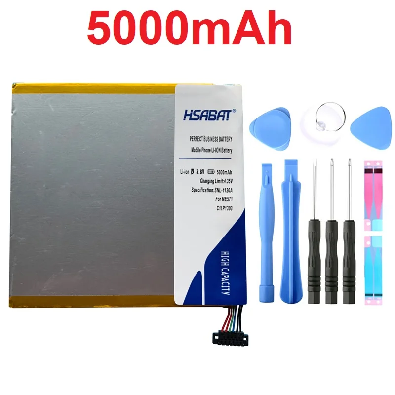 HSABAT C11P1303 5000mAh Battery for Asus Google Nexus 7" 7 II 2 2nd Gen 2013 ME571 ME57K ME57KL K009 K008 Batteries
HSABAT C11P1303 5000mAh Battery for Asus Google Nexus 7" 7 II 2 2nd Gen 2013 ME571 ME57K ME57KL K009 K008 Batteries