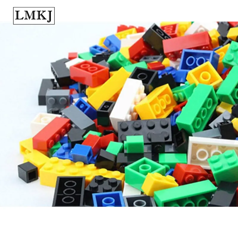 LMKJ 1000Pcs Building Bricks City DIY Creative Brick Toys Educational Block Bulk Compatible with Legoingly for Children Gifts