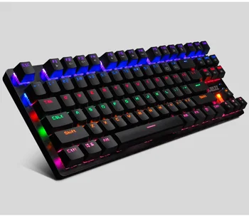 Black Jazz Metal Panel 87 Key USB Wired Backlit Mechanical Gaming Keyboard Macro Programming Full Antighost Keys
Black Jazz Metal Panel 87 Key USB Wired Backlit Mechanical Gaming Keyboard Macro Programming Full Antighost Keys