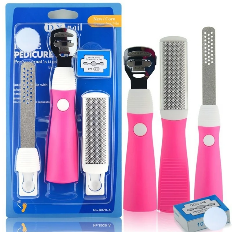 Nail Foot Care Tool Foot File Set Dead Hard Skin Callus Remover Scraper Pedicure Rasp Tools Portable Cuticle Pusher
Nail Foot Care Tool Foot File Set Dead Hard Skin Callus Remover Scraper Pedicure Rasp Tools Portable Cuticle Pusher