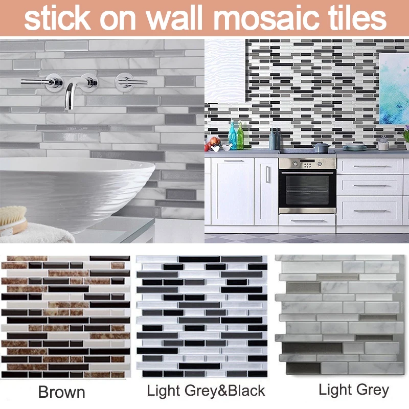 Waterproof 3D Wall Paper Brick Stone Mosaic Rustic Effect Self-adhesive Wall Sticker for Home Kitchen Decor
Waterproof 3D Wall Paper Brick Stone Mosaic Rustic Effect Self-adhesive Wall Sticker for Home Kitchen Decor