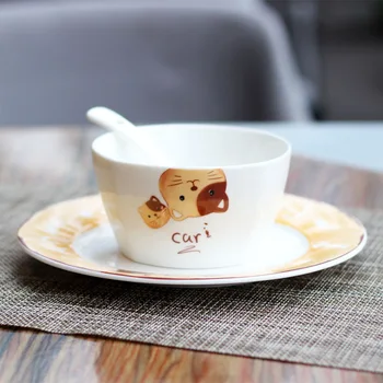 EECAMAIL Creative Kitten Design Children Tableware Ceramic Tableware Household Gifts Tableware Bowls And Dishes Coffee Cup
EECAMAIL Creative Kitten Design Children Tableware Ceramic Tableware Household Gifts Tableware Bowls And Dishes Coffee Cup