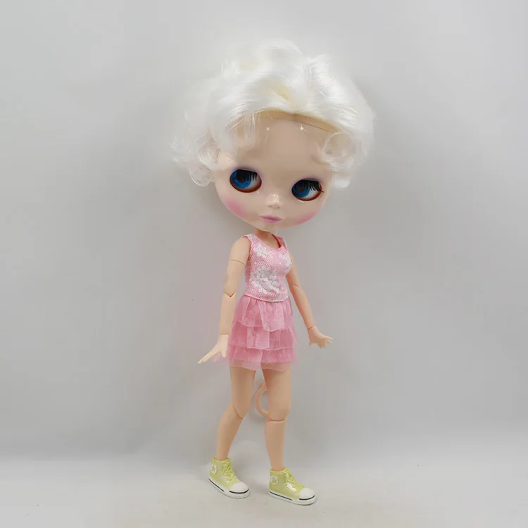 Whtie hair Blyth doll diy joint body nude fashion dolls bonecos colecionaveis baby dolls for girls gifts
Whtie hair Blyth doll diy joint body nude fashion dolls bonecos colecionaveis baby dolls for girls gifts