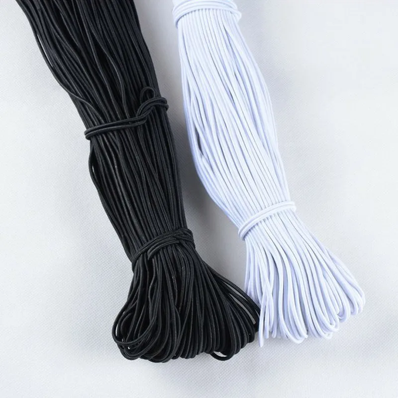 High quality black and white round elastic rope / high elastic rope DIY fine rubber band / thick rubber rope
High quality black and white round elastic rope / high elastic rope DIY fine rubber band / thick rubber rope