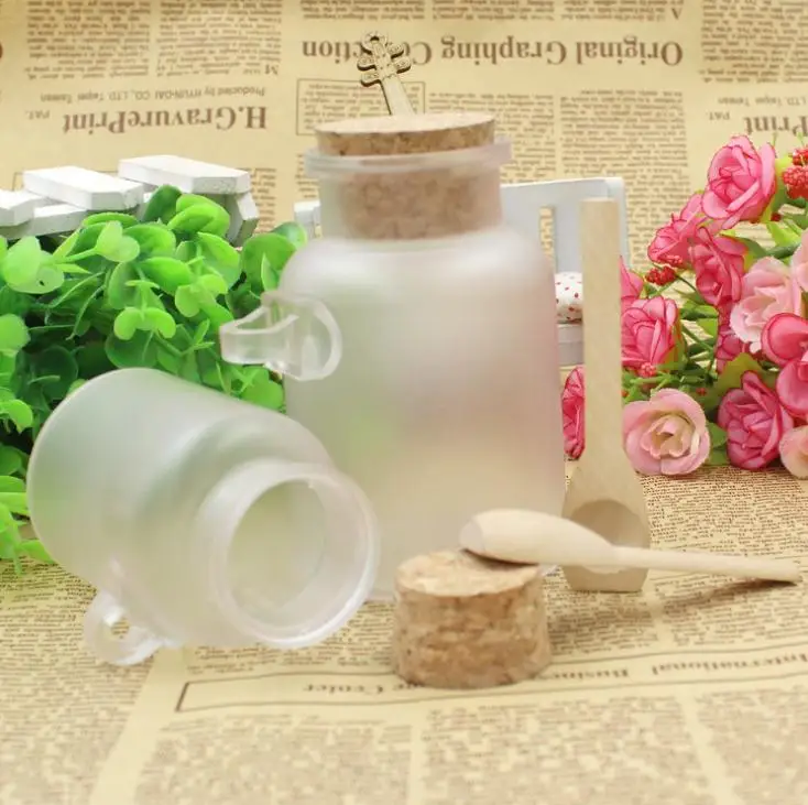 ABS Round Bath Salt Bottles 100g 200g Powder Plastic Containers with Cork Jar with Wood Spoon Packaging Bottle 100pcs/lot SN274
ABS Round Bath Salt Bottles 100g 200g Powder Plastic Containers with Cork Jar with Wood Spoon Packaging Bottle 100pcs/lot SN274