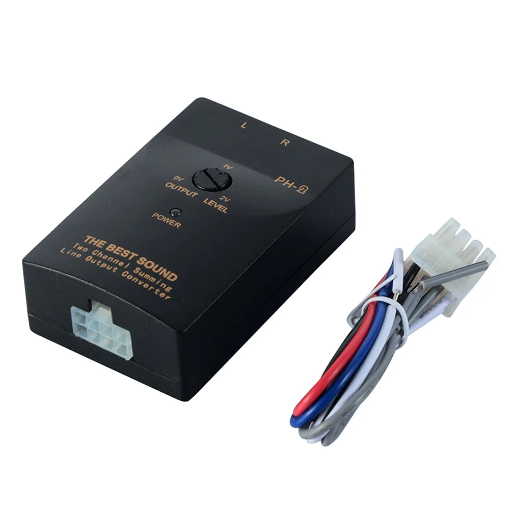 Amplifier Universal High To Low VF Level Replacement Stable Car RCA Stereo Output Audio Converters Subwoofer Speaker Signal PH-2
Amplifier Universal High To Low VF Level Replacement Stable Car RCA Stereo Output Audio Converters Subwoofer Speaker Signal PH-2