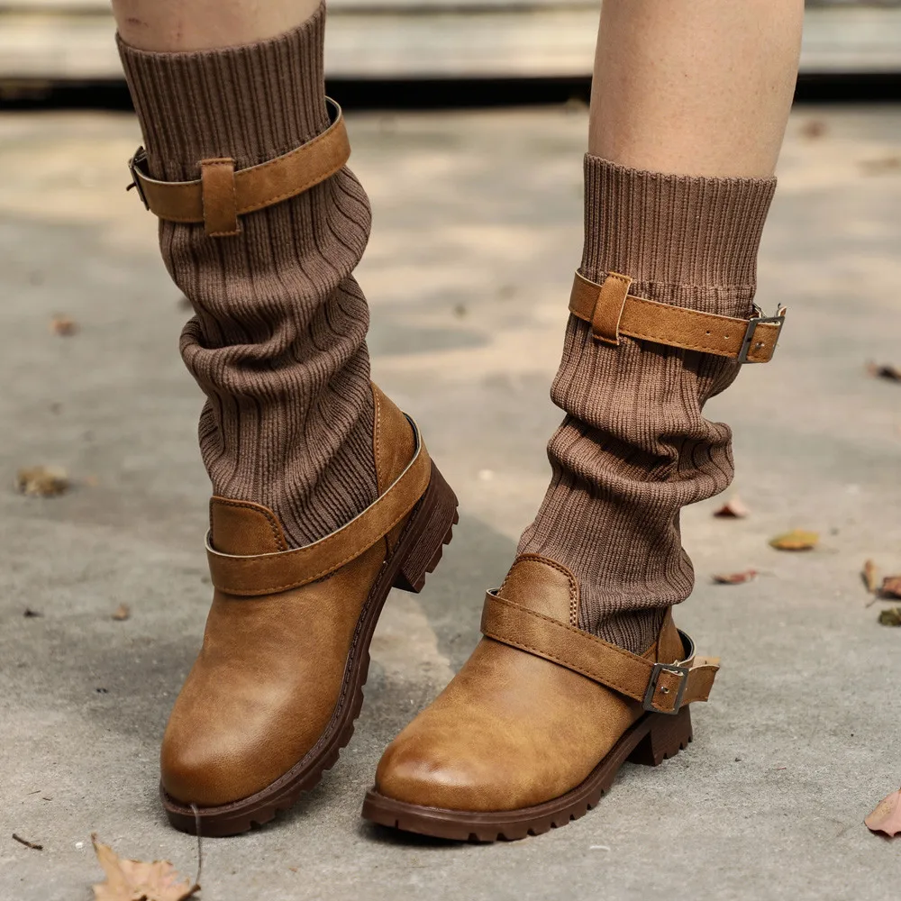 Xiniu Newest Women Keep Warm Shoes Leather Booties Buckle Strap Martin Boots Round Toe Shoes
Xiniu Newest Women Keep Warm Shoes Leather Booties Buckle Strap Martin Boots Round Toe Shoes