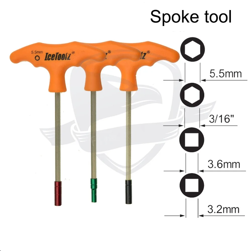 Bicycle Bike Nipple Tools Hex 3/16" Hex 5.5mm Square 3.2mm Bike Spoke Tool T-Handle designed to support high tension over 60N
Bicycle Bike Nipple Tools Hex 3/16" Hex 5.5mm Square 3.2mm Bike Spoke Tool T-Handle designed to support high tension over 60N