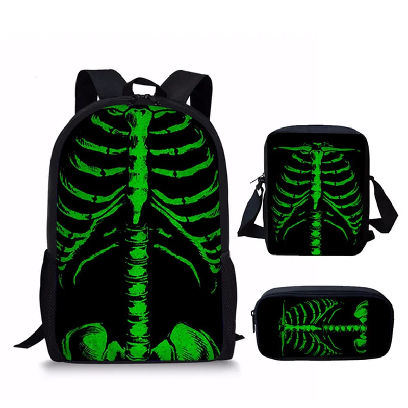 19 New Twoheartsgirl Women Backpack Novelty Halloween Skeleton Rib Cage Printed Travel Bagpack School Back Pack Cartoon Rucksack
19 New Twoheartsgirl Women Backpack Novelty Halloween Skeleton Rib Cage Printed Travel Bagpack School Back Pack Cartoon Rucksack