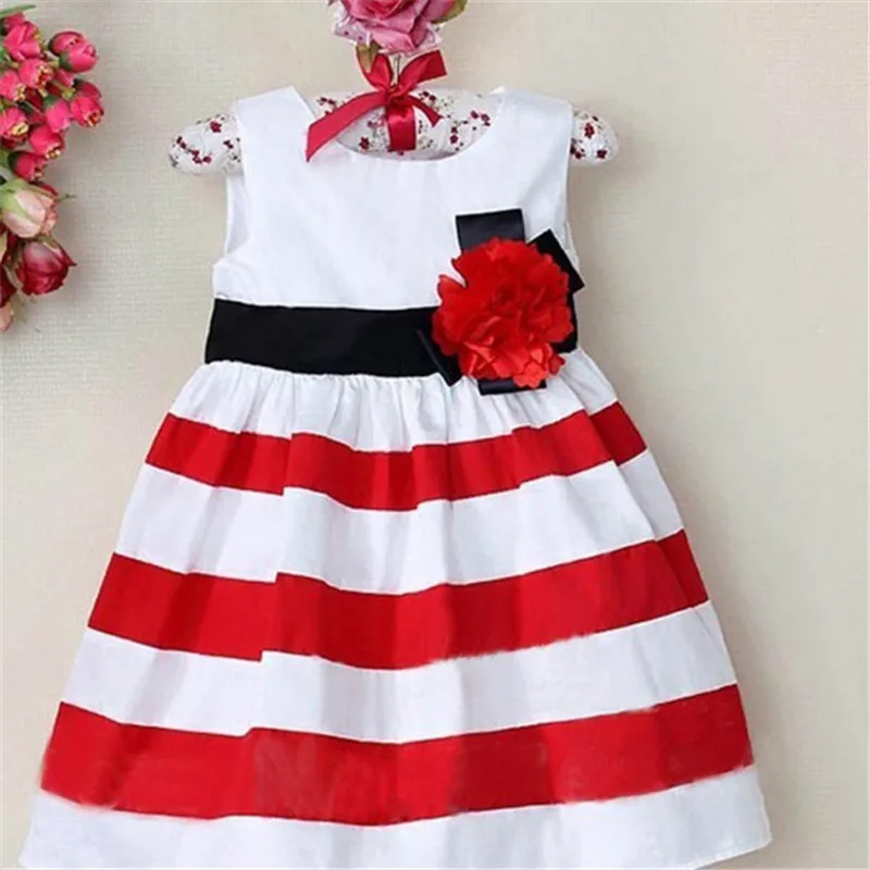 3D Flower Baby Girls Stripes Dress Toddlers Cotton Sundress Fashion Princess Clothing 2-7 Y
3D Flower Baby Girls Stripes Dress Toddlers Cotton Sundress Fashion Princess Clothing 2-7 Y