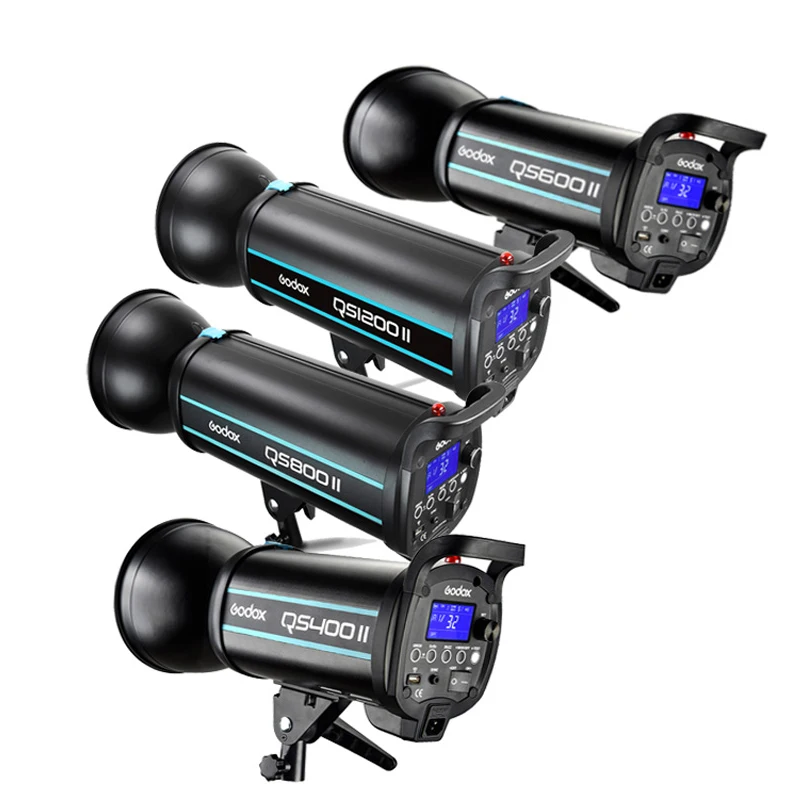 Godox QS400II 400WS / QS600II 600WS / QS800II 800WS / QS1200II 1200WS 2.4G Wireless X System Studio Strobe Flash Light Lighting
Godox QS400II 400WS / QS600II 600WS / QS800II 800WS / QS1200II 1200WS 2.4G Wireless X System Studio Strobe Flash Light Lighting