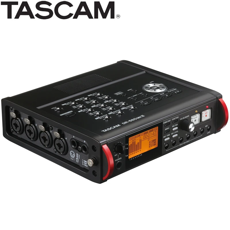 

TASCAM DR680MKII DR680MK2 portable multi-channel recorder 8-Track linear PCM field recorder with 6-input for film live recording