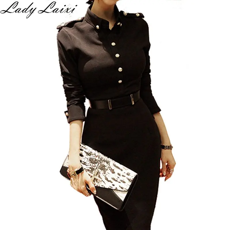 2018 Autumn Winter Women Black Office OL pencil Dress Elegant Turtleneck Slim Bodycon Work Wear Party Dresses
2018 Autumn Winter Women Black Office OL pencil Dress Elegant Turtleneck Slim Bodycon Work Wear Party Dresses