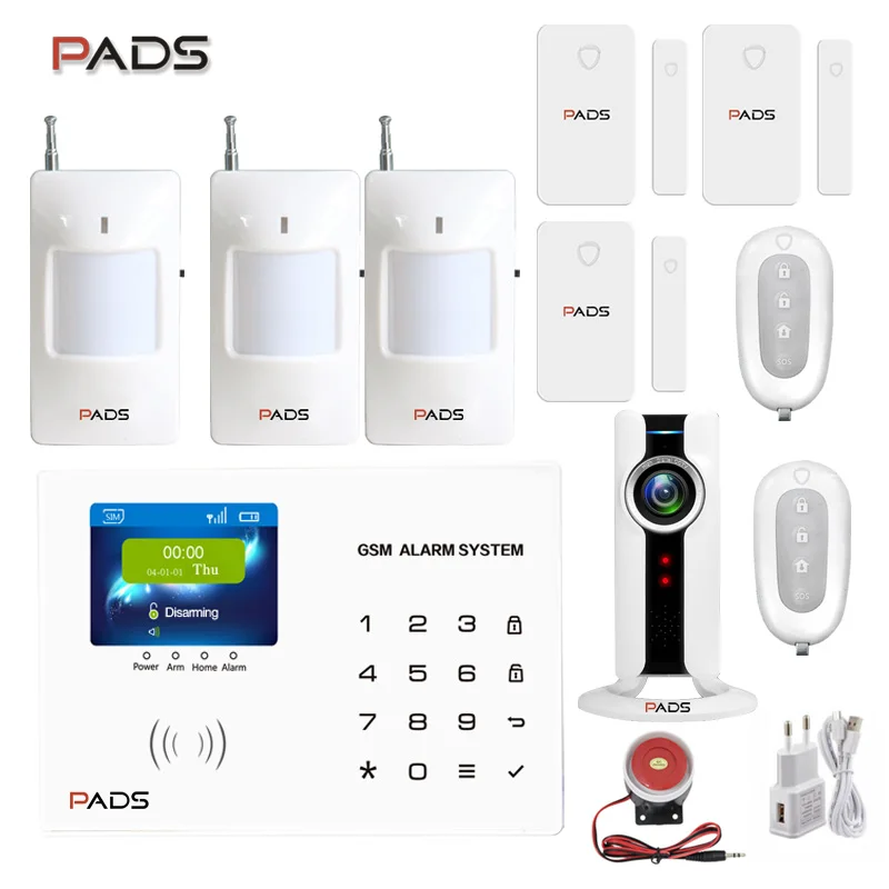 IOS/Android App Control Easy Operation Home GSM Alarm System TFT Colorful Display Touch Screen Wireless GSM Alarm System
IOS/Android App Control Easy Operation Home GSM Alarm System TFT Colorful Display Touch Screen Wireless GSM Alarm System