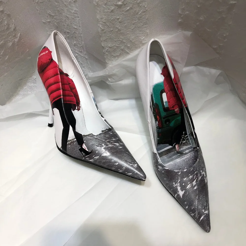 2019 Brand Women Pumps Retro Print High Heel Shoes Woman Pointed Toe High Heels Shoes Genuine Leather Luxury Party dress Shoes
2019 Brand Women Pumps Retro Print High Heel Shoes Woman Pointed Toe High Heels Shoes Genuine Leather Luxury Party dress Shoes
