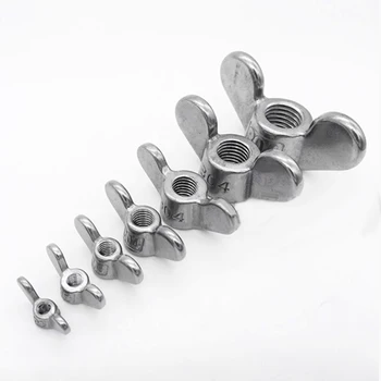 10Pcs Stainless Steel Wing Nuts Stainless Bolts & Screws 4/5/6/8/10/12/16/20mm Butterfly Nuts And Bolts Hardware
10Pcs Stainless Steel Wing Nuts Stainless Bolts & Screws 4/5/6/8/10/12/16/20mm Butterfly Nuts And Bolts Hardware