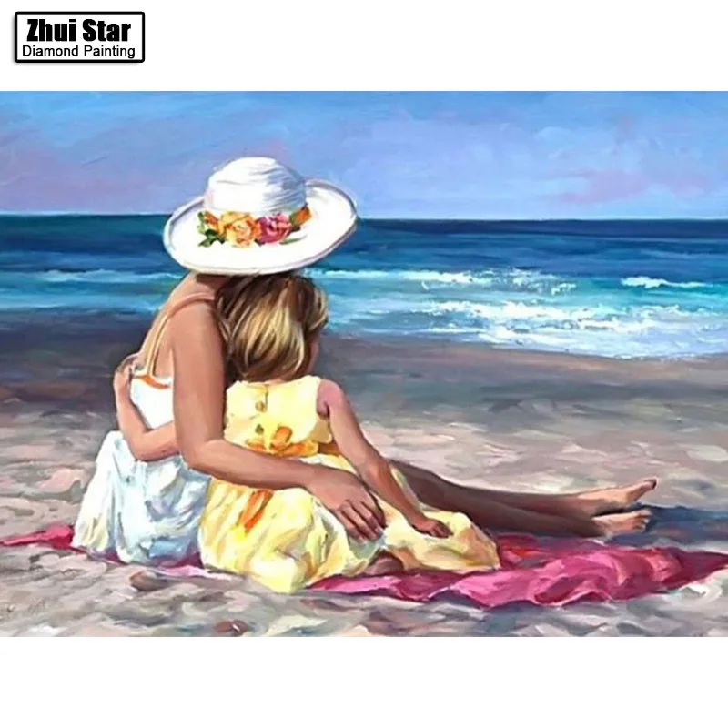 5D DIY Diamond mosaic diamond embroidery Women and children watching sea view mbroidered Cross Stitch Home decoration Gift
5D DIY Diamond mosaic diamond embroidery Women and children watching sea view mbroidered Cross Stitch Home decoration Gift