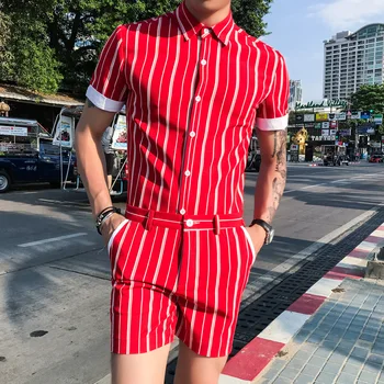 2019 Summer Fashion Striped Funny Shirt Men Slim Fit Tops Casual Shirt Men M-3XL Newest Turn Down Collar Short Sleeves Shirt Men
2019 Summer Fashion Striped Funny Shirt Men Slim Fit Tops Casual Shirt Men M-3XL Newest Turn Down Collar Short Sleeves Shirt Men