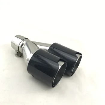Universal Right Side Carbon Fiber Exhaust Dual TWIN End Tips for BMW 2.5'' in 3.5'' out M performance Dual Pipes
Universal Right Side Carbon Fiber Exhaust Dual TWIN End Tips for BMW 2.5'' in 3.5'' out M performance Dual Pipes